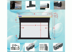 Màn chiếu điện Tab Tension 136 inch